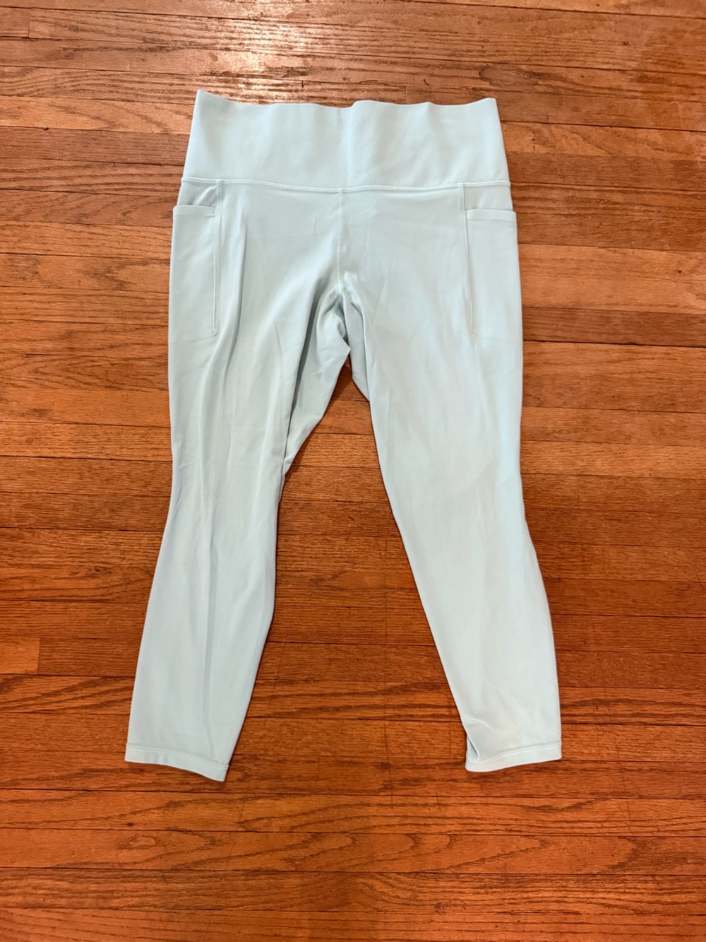 Athleta Pale Blue High-Waist Leggings Size Large